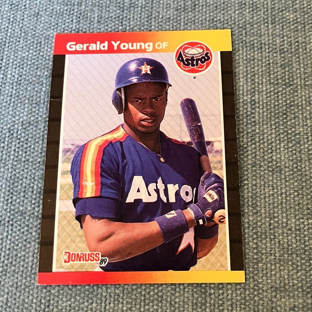 1989 Donruss Houston Astros Baseball Card Trading Card